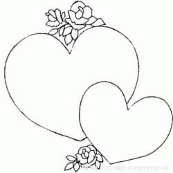Dibujo para colorear: Día de San Valentín (Fiestas y Celebraciones) #53977 - Dibujos para Colorear e Imprimir Gratis