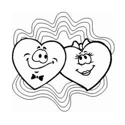 Dibujo para colorear: Día de San Valentín (Fiestas y Celebraciones) #53982 - Dibujos para Colorear e Imprimir Gratis
