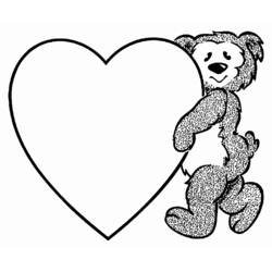 Dibujo para colorear: Día de San Valentín (Fiestas y Celebraciones) #53996 - Dibujos para Colorear e Imprimir Gratis