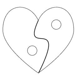 Dibujo para colorear: Día de San Valentín (Fiestas y Celebraciones) #54002 - Dibujos para Colorear e Imprimir Gratis