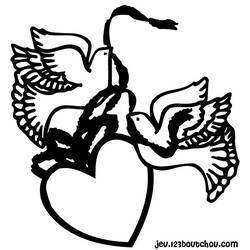 Dibujo Día de San Valentín (Fiestas y Celebraciones) #54024 para imprimir y colorear