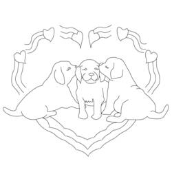 Dibujo Día de San Valentín (Fiestas y Celebraciones) #54044 para imprimir y colorear