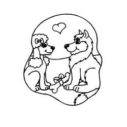 Dibujo Día de San Valentín (Fiestas y Celebraciones) #54096 para imprimir y colorear