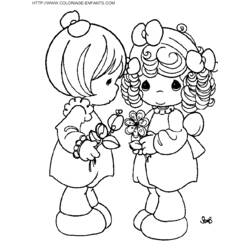 Dibujo para colorear: Día de San Valentín (Fiestas y Celebraciones) #54137 - Dibujos para Colorear e Imprimir Gratis