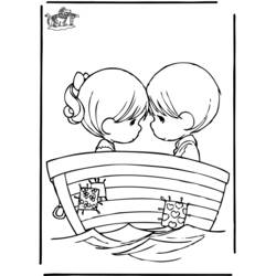 Dibujo para colorear: Día de San Valentín (Fiestas y Celebraciones) #54233 - Dibujos para Colorear e Imprimir Gratis