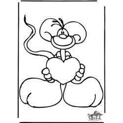 Dibujo Día de San Valentín (Fiestas y Celebraciones) #54238 para imprimir y colorear