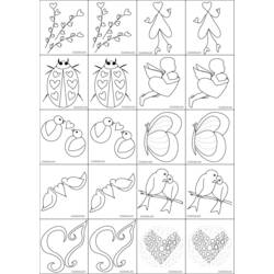 Dibujo Día de San Valentín (Fiestas y Celebraciones) #54271 para imprimir y colorear