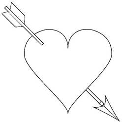 Dibujo para colorear: Día de San Valentín (Fiestas y Celebraciones) #54328 - Dibujos para Colorear e Imprimir Gratis