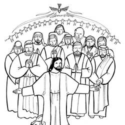 Dibujo para colorear: Día de Todos los Santos (Fiestas y Celebraciones) #61256 - Dibujos para Colorear e Imprimir Gratis