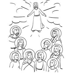 Dibujos para colorear: Día de Todos los Santos - Dibujos para Colorear e Imprimir Gratis