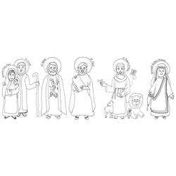 Dibujo para colorear: Día de Todos los Santos (Fiestas y Celebraciones) #61267 - Dibujos para Colorear e Imprimir Gratis