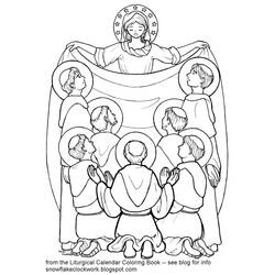 Dibujo para colorear: Día de Todos los Santos (Fiestas y Celebraciones) #61281 - Dibujos para Colorear e Imprimir Gratis