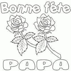 Dibujo para colorear: Día del Padre (Fiestas y Celebraciones) #191394 - Dibujos para Colorear e Imprimir Gratis
