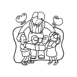 Dibujo para colorear: Día del Padre (Fiestas y Celebraciones) #201489 - Dibujos para Colorear e Imprimir Gratis