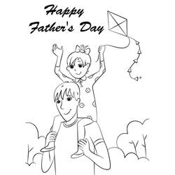 Dibujos para colorear: Día del Padre - Dibujos para Colorear e Imprimir Gratis