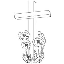 Dibujo para colorear: Día del Recuerdo (Fiestas y Celebraciones) #193907 - Dibujos para Colorear e Imprimir Gratis