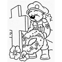 Dibujo para colorear: Día del Recuerdo (Fiestas y Celebraciones) #193909 - Dibujos para Colorear e Imprimir Gratis