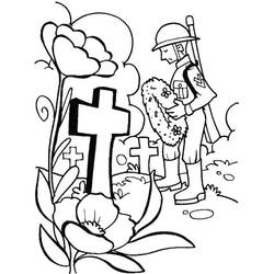 Dibujo para colorear: Día del Recuerdo (Fiestas y Celebraciones) #193910 - Dibujos para Colorear e Imprimir Gratis