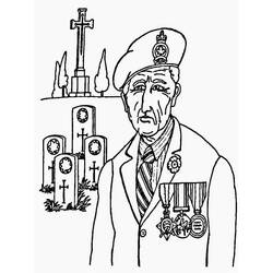 Dibujo para colorear: Día del Recuerdo (Fiestas y Celebraciones) #193913 - Dibujos para Colorear e Imprimir Gratis