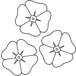Dibujo para colorear: Día del Recuerdo (Fiestas y Celebraciones) #193916 - Dibujos para Colorear e Imprimir Gratis