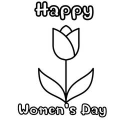 Dibujo para colorear: Día Internacional de la Mujer (Fiestas y Celebraciones) #210995 - Dibujos para Colorear e Imprimir Gratis
