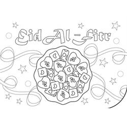 Dibujo para colorear: Eid al-Fitr (Fiestas y Celebraciones) #212955 - Dibujos para Colorear e Imprimir Gratis