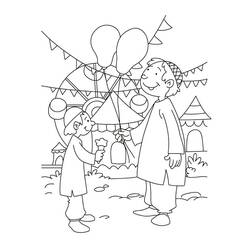 Dibujo para colorear: Eid al-Fitr (Fiestas y Celebraciones) #212957 - Dibujos para Colorear e Imprimir Gratis