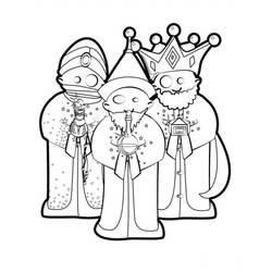 Dibujo para colorear: Epifanía (Fiestas y Celebraciones) #191337 - Dibujos para Colorear e Imprimir Gratis