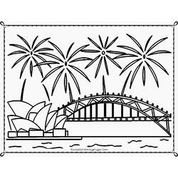 Dibujo para colorear: Feliz Año Nuevo (Fiestas y Celebraciones) #60827 - Dibujos para Colorear e Imprimir Gratis