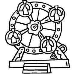 Dibujo para colorear: Feria (Fiestas y Celebraciones) #193362 - Dibujos para Colorear e Imprimir Gratis