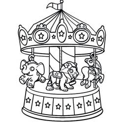 Dibujo para colorear: Feria (Fiestas y Celebraciones) #193363 - Dibujos para Colorear e Imprimir Gratis