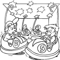Dibujo para colorear: Feria (Fiestas y Celebraciones) #193375 - Dibujos para Colorear e Imprimir Gratis