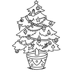 Dibujo para colorear: Guirnalda de Navidad (Fiestas y Celebraciones) #194091 - Dibujos para Colorear e Imprimir Gratis