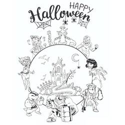Dibujo Halloween (Fiestas y Celebraciones) #171684 para imprimir y colorear