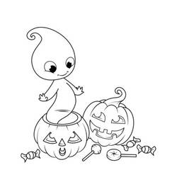 Dibujo Halloween (Fiestas y Celebraciones) #171713 para imprimir y colorear