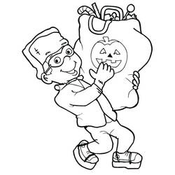 Dibujo Halloween (Fiestas y Celebraciones) #171724 para imprimir y colorear