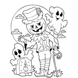 Dibujo Halloween (Fiestas y Celebraciones) #216245 para imprimir y colorear