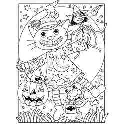 Dibujo Halloween (Fiestas y Celebraciones) #216256 para imprimir y colorear