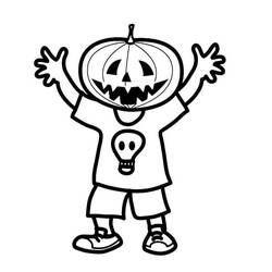 Dibujo Halloween (Fiestas y Celebraciones) #216259 para imprimir y colorear