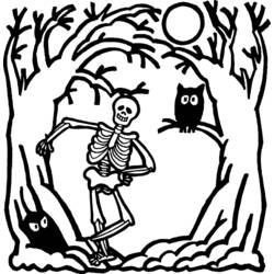 Dibujo Halloween (Fiestas y Celebraciones) #55180 para imprimir y colorear