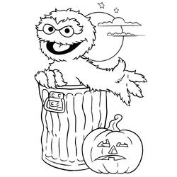 Dibujo para colorear: Halloween (Fiestas y Celebraciones) #55205 - Dibujos para Colorear e Imprimir Gratis