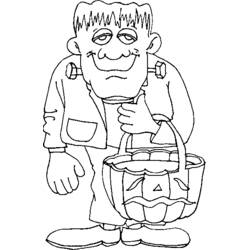 Dibujo para colorear: Halloween (Fiestas y Celebraciones) #55300 - Dibujos para Colorear e Imprimir Gratis