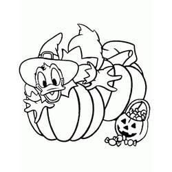 Dibujo para colorear: Halloween Disney (Fiestas y Celebraciones) #200200 - Dibujos para Colorear e Imprimir Gratis