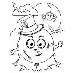 Dibujo para colorear: Halloween para Niños (Fiestas y Celebraciones) #202030 - Dibujos para Colorear e Imprimir Gratis