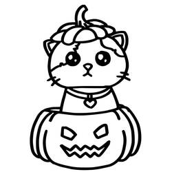 Dibujo para colorear: Halloween para Niños (Fiestas y Celebraciones) #202048 - Dibujos para Colorear e Imprimir Gratis