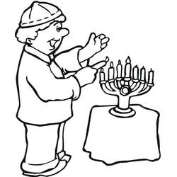 Dibujo para colorear: Hanukkah (Fiestas y Celebraciones) #181057 - Dibujos para Colorear e Imprimir Gratis