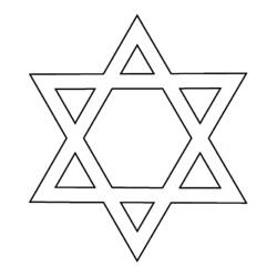 Dibujo para colorear: Hanukkah (Fiestas y Celebraciones) #59614 - Dibujos para Colorear e Imprimir Gratis
