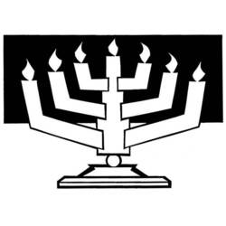Dibujo para colorear: Hanukkah (Fiestas y Celebraciones) #59639 - Dibujos para Colorear e Imprimir Gratis