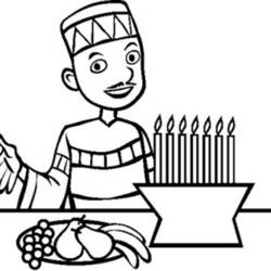 Dibujo para colorear: Kwanzaa (Fiestas y Celebraciones) #60612 - Dibujos para Colorear e Imprimir Gratis