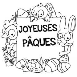 Dibujo para colorear: Lunes de Pascua (Fiestas y Celebraciones) #181270 - Dibujos para Colorear e Imprimir Gratis